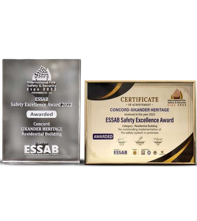 Concord Achieved ESSAB SAFETY EXCELLENCE AWARD